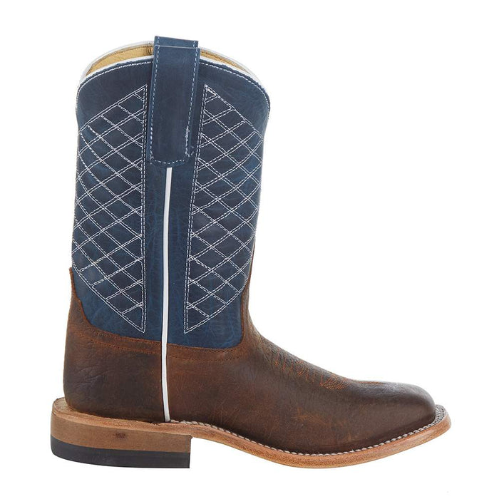 Anderson Bean AB Kids Toast Bison Blue Lava Square Toe Boot