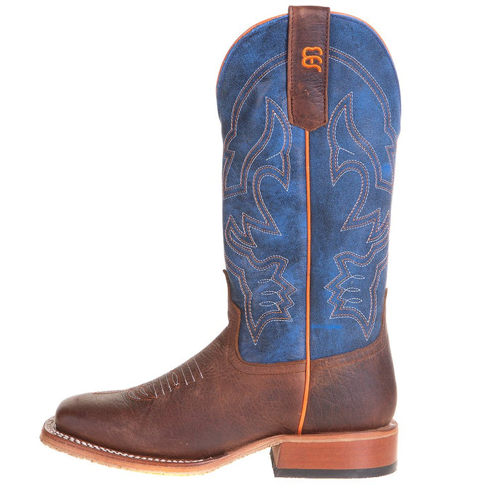 Anderson Bean Kids Toast Bison with Blue Mad Dog Top Boot