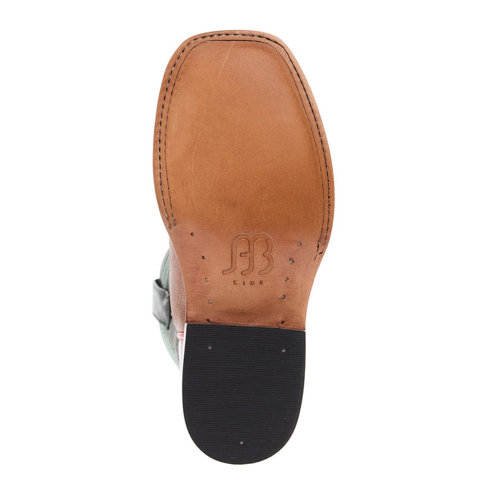 Anderson Bean Kid's Gunny Jimmy and Turquoise Sensation Square Toe Boot