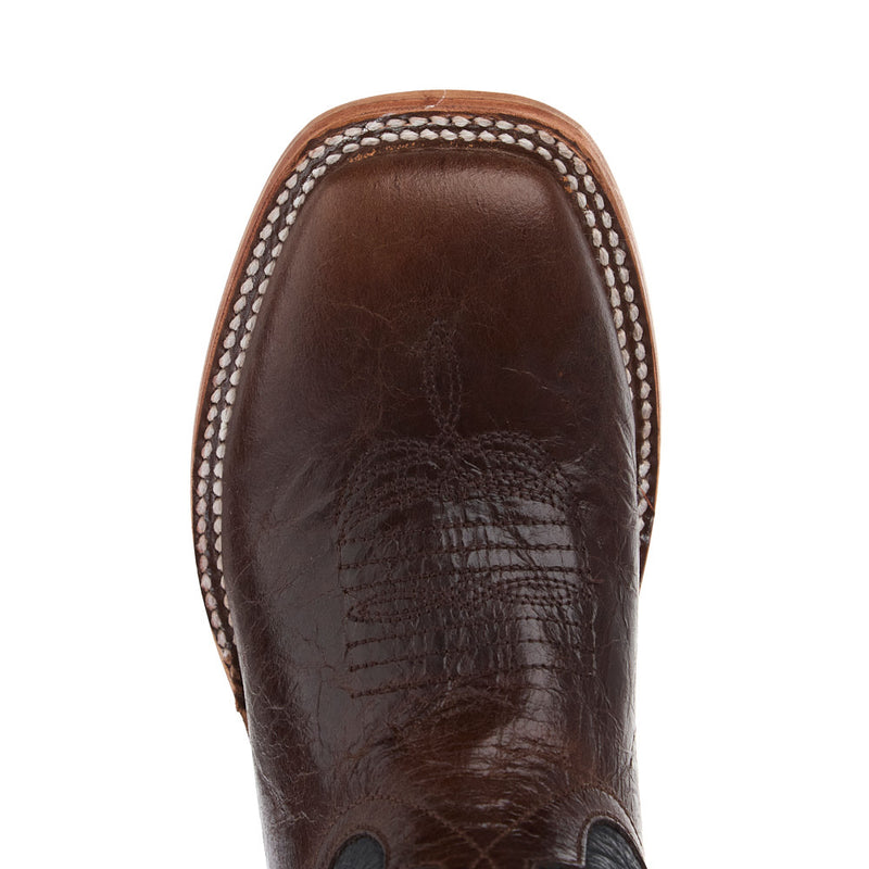 Anderson Bean Kid's Brown Avatar and Navy Denver Calf Square Toe Boot