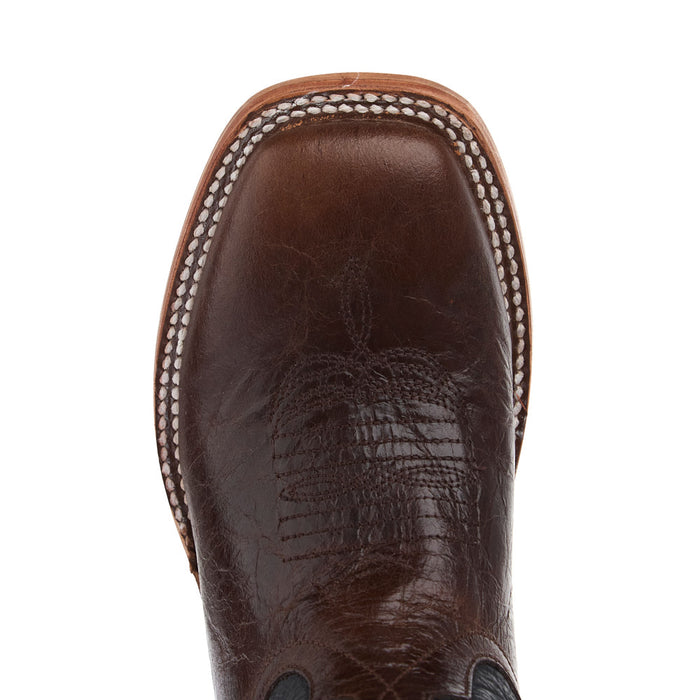 Anderson Bean Kid's Brown Avatar and Navy Denver Calf Square Toe Boot