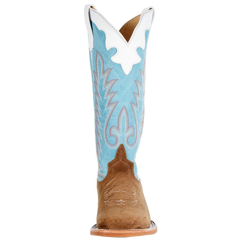 Anderson Bean Kids Coyote Sand Vamp Sky Blue Sensation Cowboy Boot