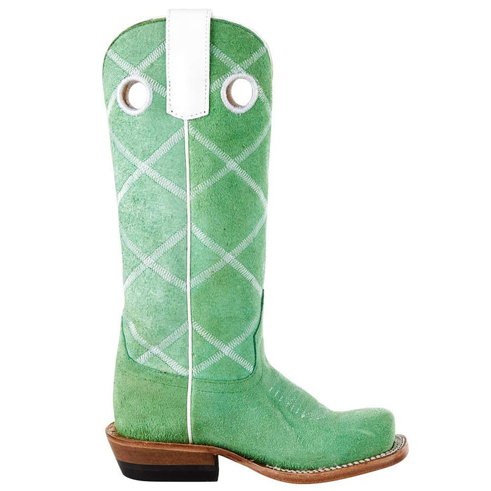Anderson Bean Kids Green Roughout Cowboy Boot