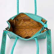 American Darling Leather Tooled Tote