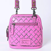 American Darling Pink Tooled Bag