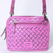 American Darling Fushia Tooled Bag