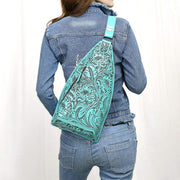 American Darling Turquoise Sling Bag