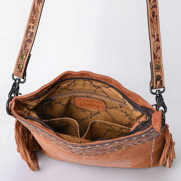 American Darling Boot Stitch/Tooled Crossbody