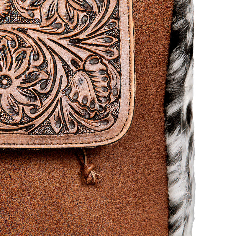 American Darling Tooled Cowhide Backpack