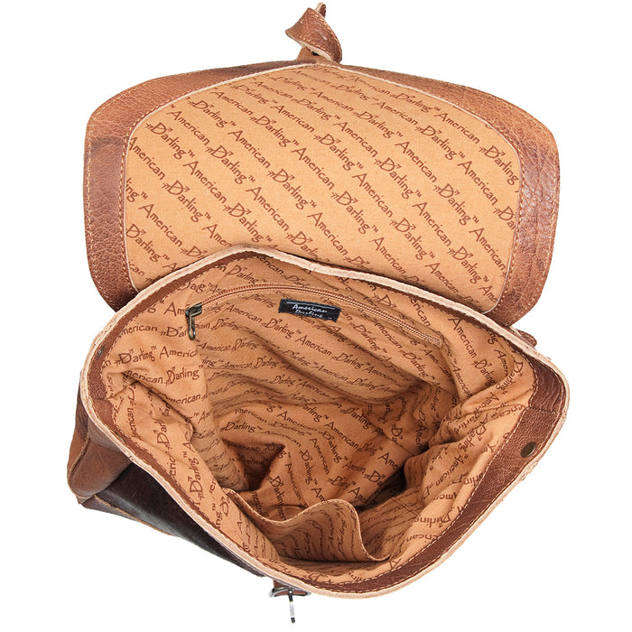 American Darling Floral Tooled Backpack