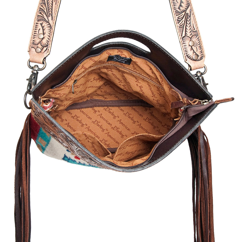 American Darling Multi Color Fringe Saddle Blanket Bag
