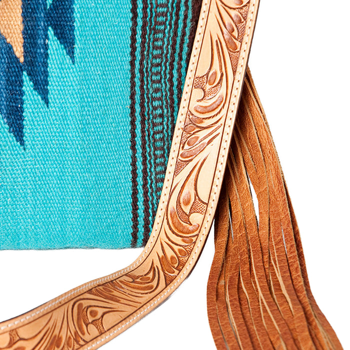 American Darling Turquoise Saddle Blanket Bag