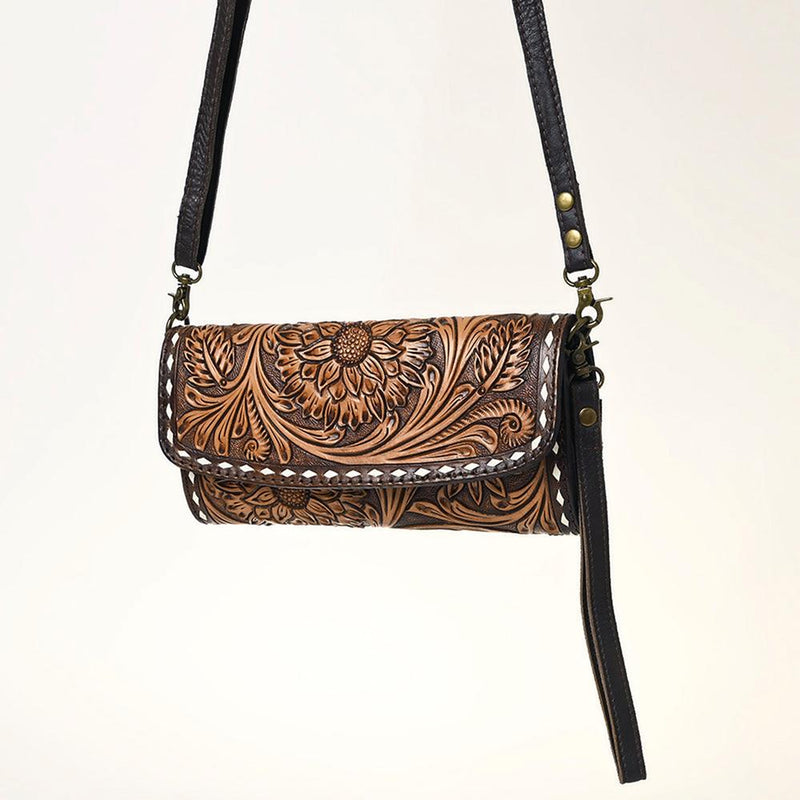 American Darling Floral Tooled Crossbody