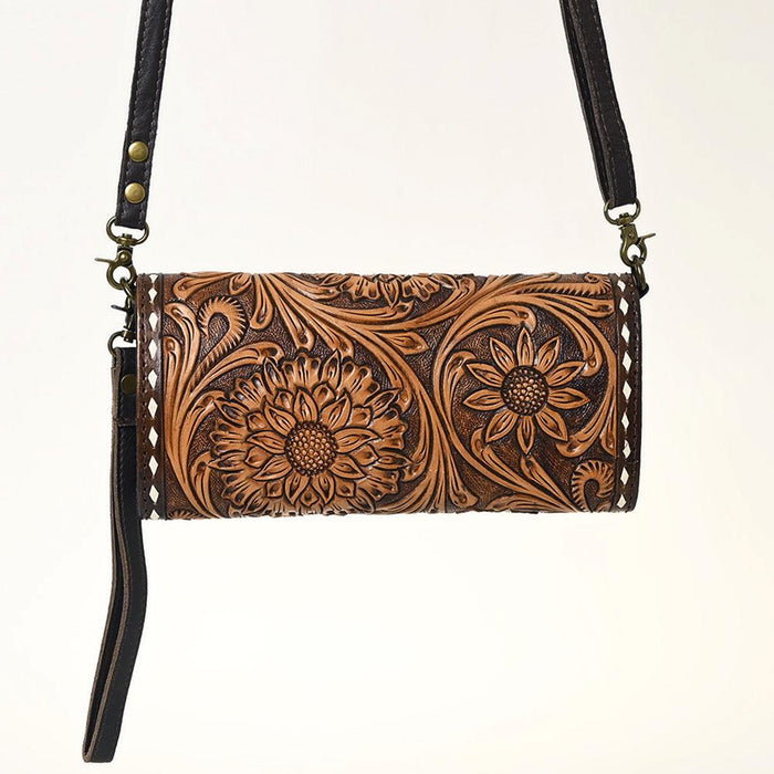 American Darling Floral Tooled Crossbody