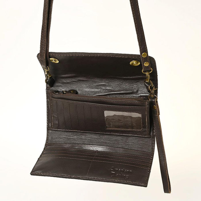 American Darling Floral Tooled Crossbody