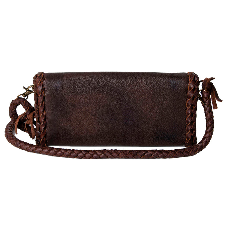 American Darling Leather Crossbody Wallet Purse