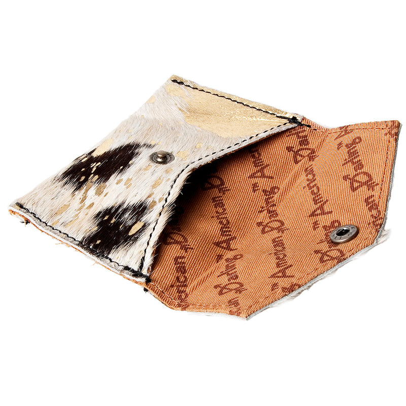 American Darling Metallic Cowhide Coin Purse
