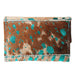 American Darling Turquoise Cowhide Coin Purse
