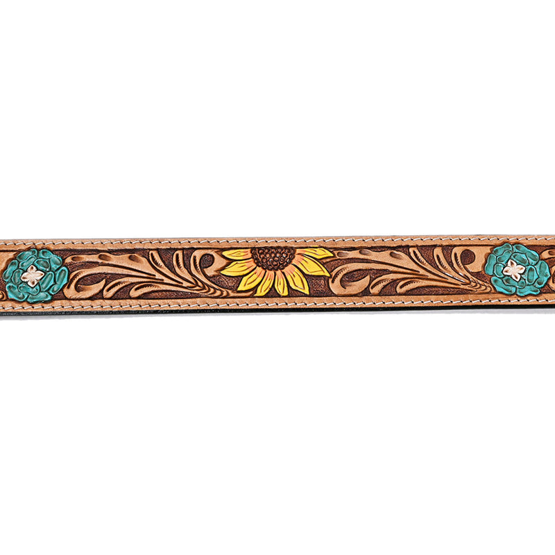 American Darling Floral Tooled/Painted Belt