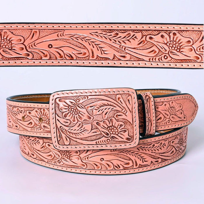 American Darling Leather Tooled Belt