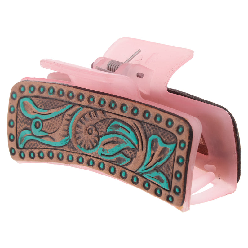 American Darling Tooled w/Turq Hair Clip