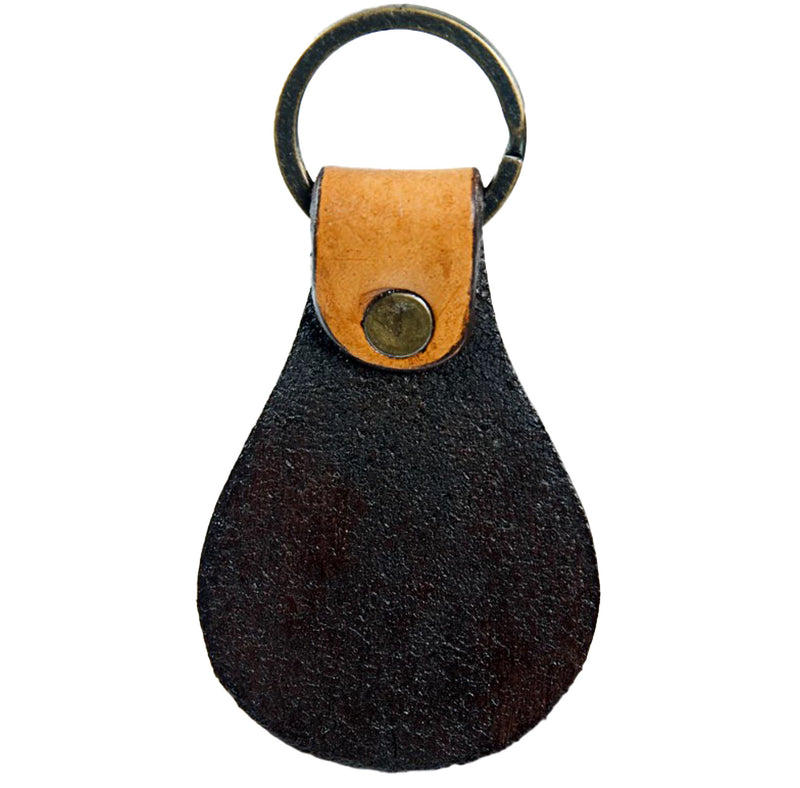 American Darling Rose Leather Key Chain