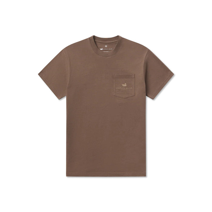 Southern Marsh Men's Carajillo Brown Camo Duck Tee Shirt