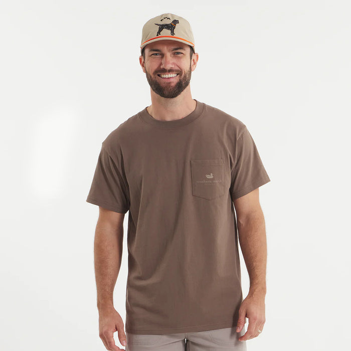 Southern Marsh Men's Carajillo Brown Camo Duck Tee Shirt