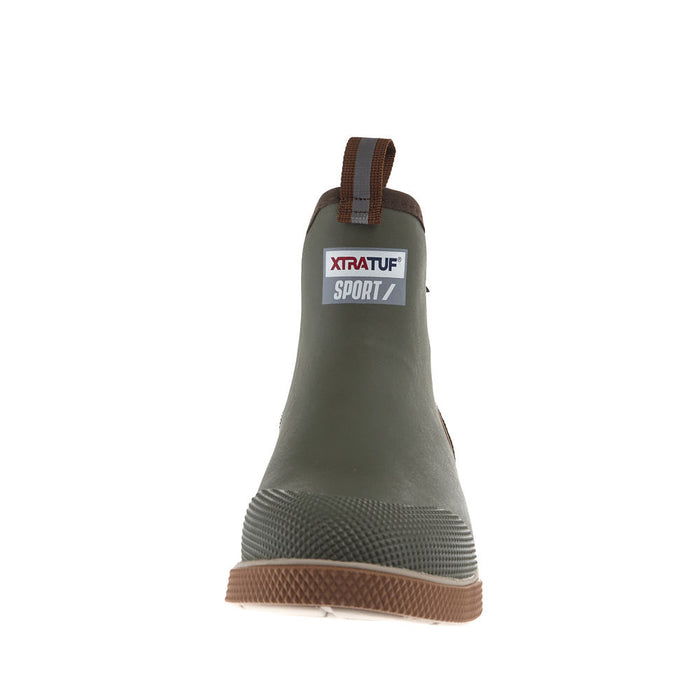 Xtratuf Men's Olive 6in Ankle Deck Boot