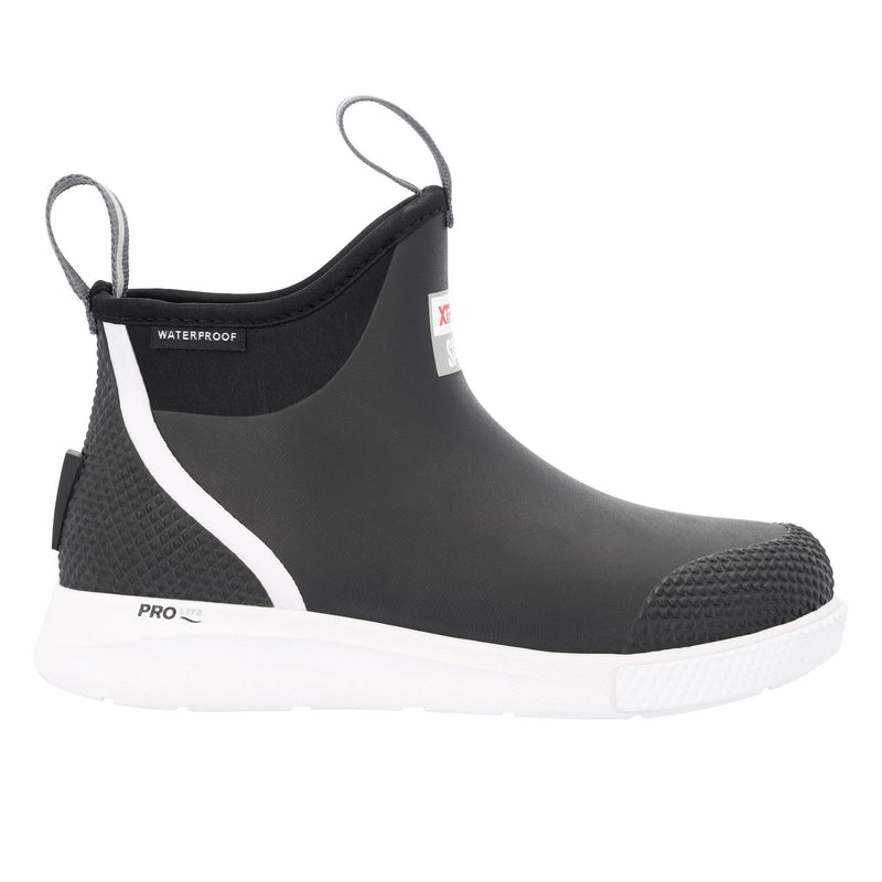 Xtratuf Women`s Black Sport 6In Ankle Deck Boot