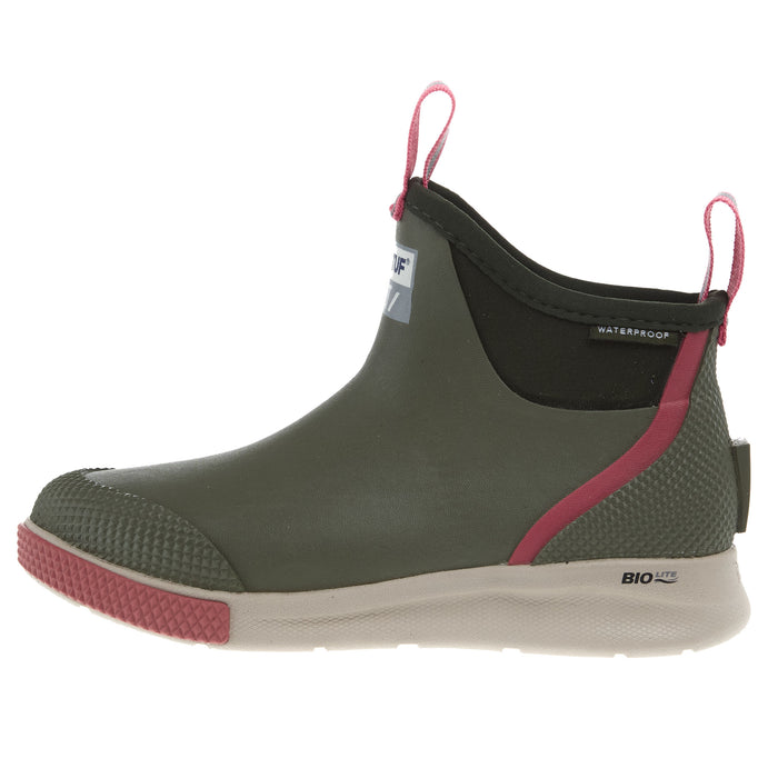 Xtratuf Women`s Olive Sport 6In Top Ankle Deck Boot