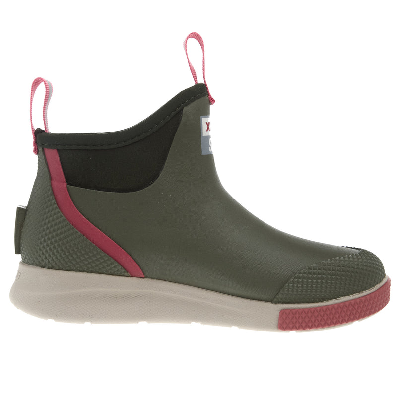 Xtratuf Women`s Olive Sport 6In Top Ankle Deck Boot