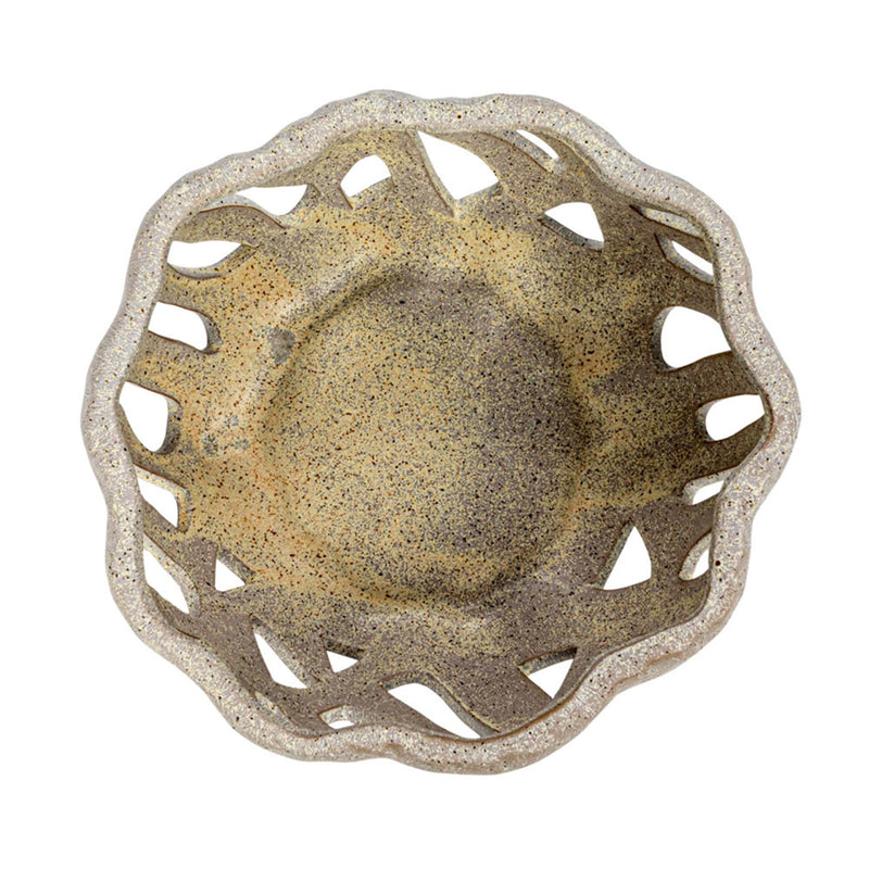 Creative Co-Op Stoneware Bread Basket