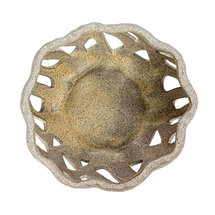 Creative Co-Op Stoneware Bread Basket