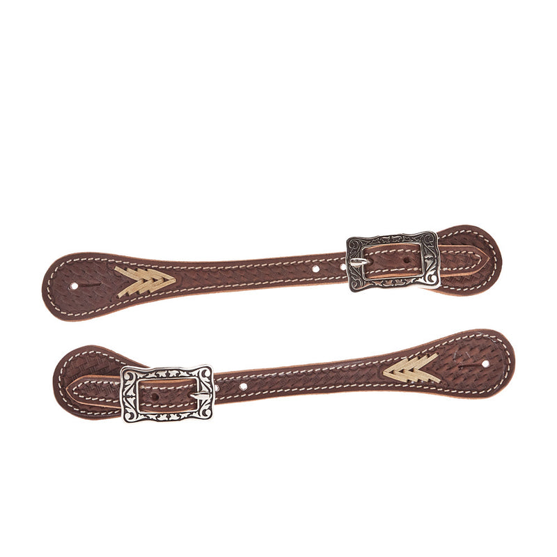 NRS Straight Rawhide Spur Straps
