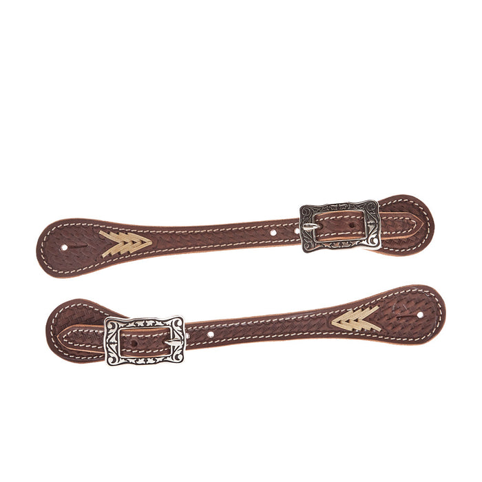 NRS Straight Rawhide Spur Straps