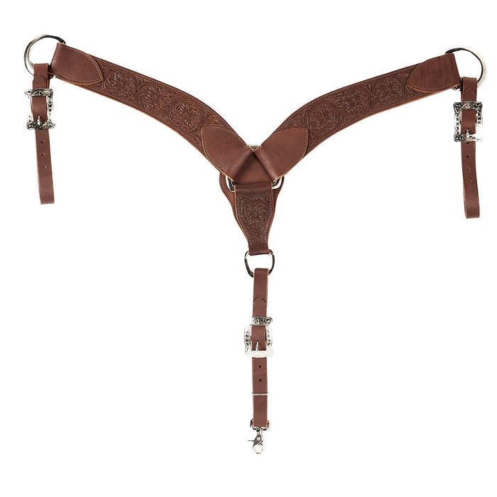 NRS Natural Floral Browband and Breast Collar Tack Set