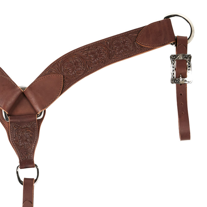 NRS Natural Floral Browband and Breast Collar Tack Set