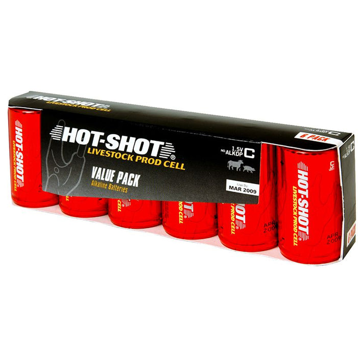 Hot Shot S Size C Batteries Set of 6