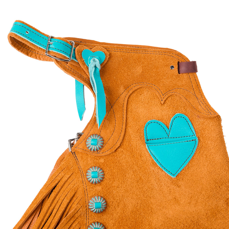 Arrow M Saddlery Canyon and Turquoise 4-5T Youth Chap