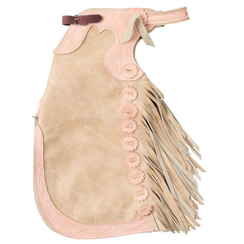 Arrow M Saddlery Vanilla and Light Pink Heart 2-3T Youth Chap