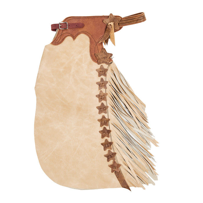 Arrow M Saddlery Vanilla Saddle Hickory Stars 2-3T Youth Chap