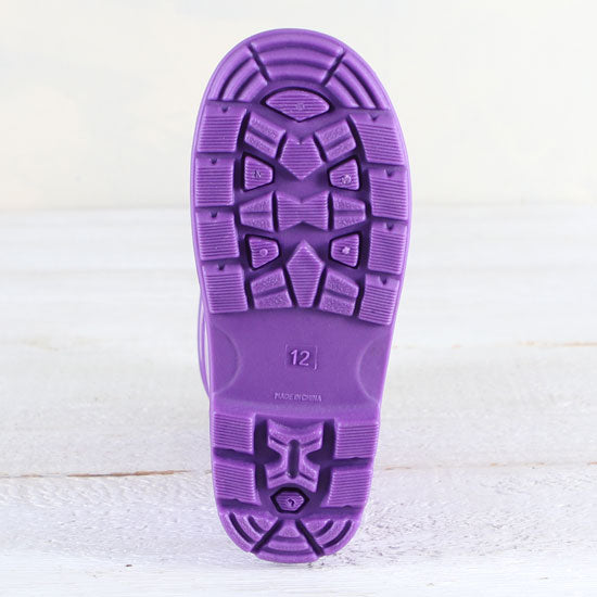 Roma Boots Purple Kids Rain Boots