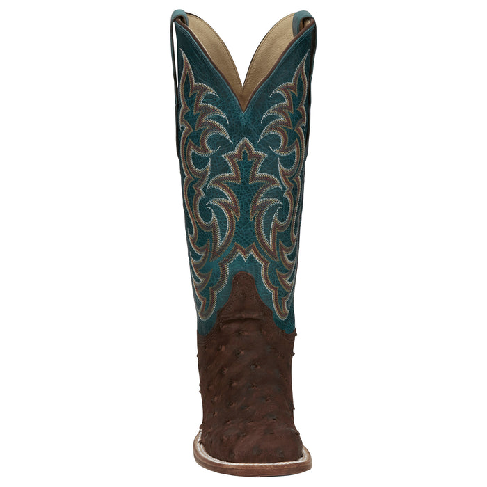 Justin Boot Company Women`s AQHA Cowgal Cigar Full Quill Ostrich 13 In Boot