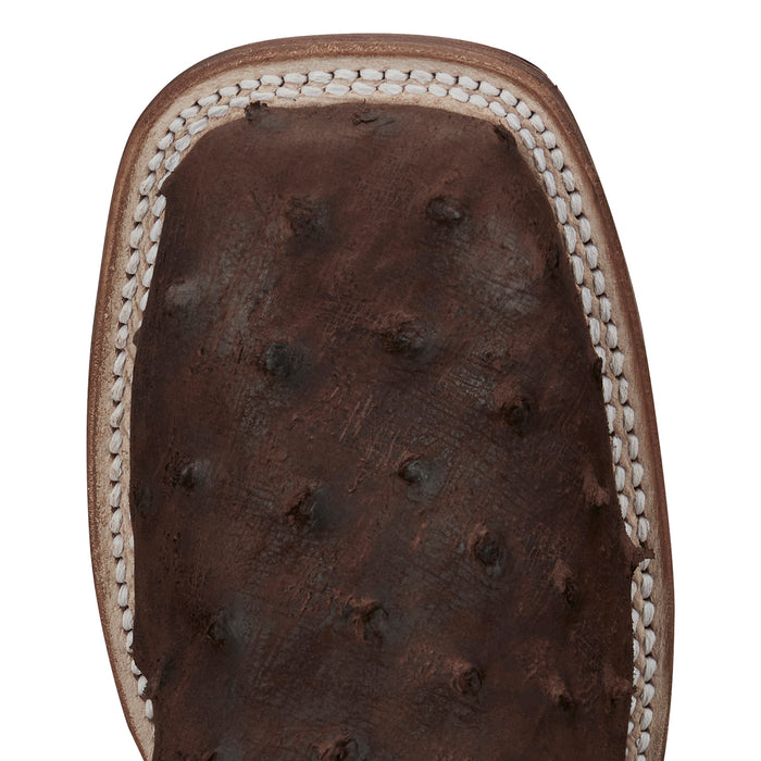 Justin Boot Company Women`s AQHA Cowgal Cigar Full Quill Ostrich 13 In Boot