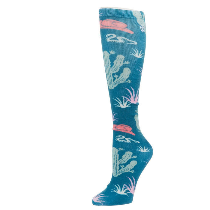 Ariat Western Southwest Oasis Kneehigh Socks 2 Pack