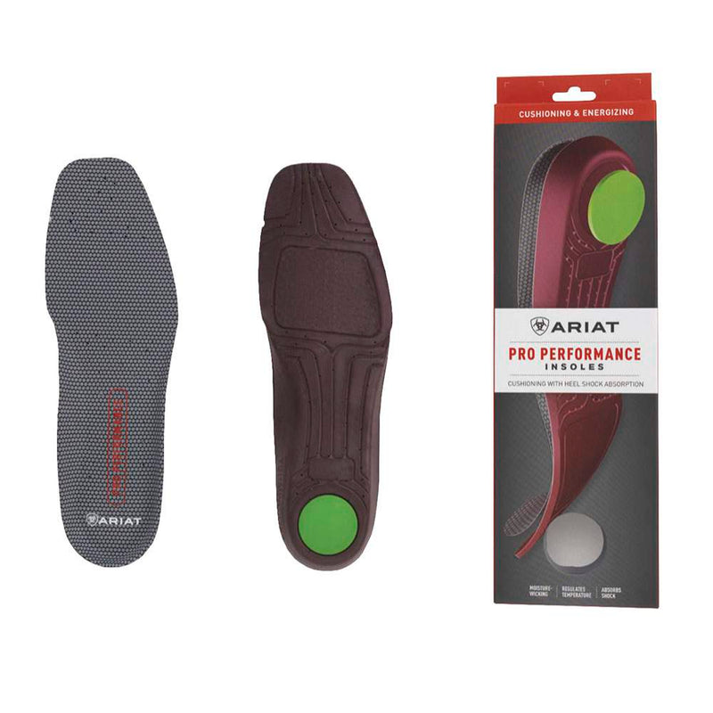 WOMEN`S ARIAT PRO PERFOMANCE INSOLES WIDE SQUARE TOE