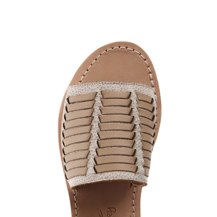 Agavesky Women's Nova Cream Leather Sandal