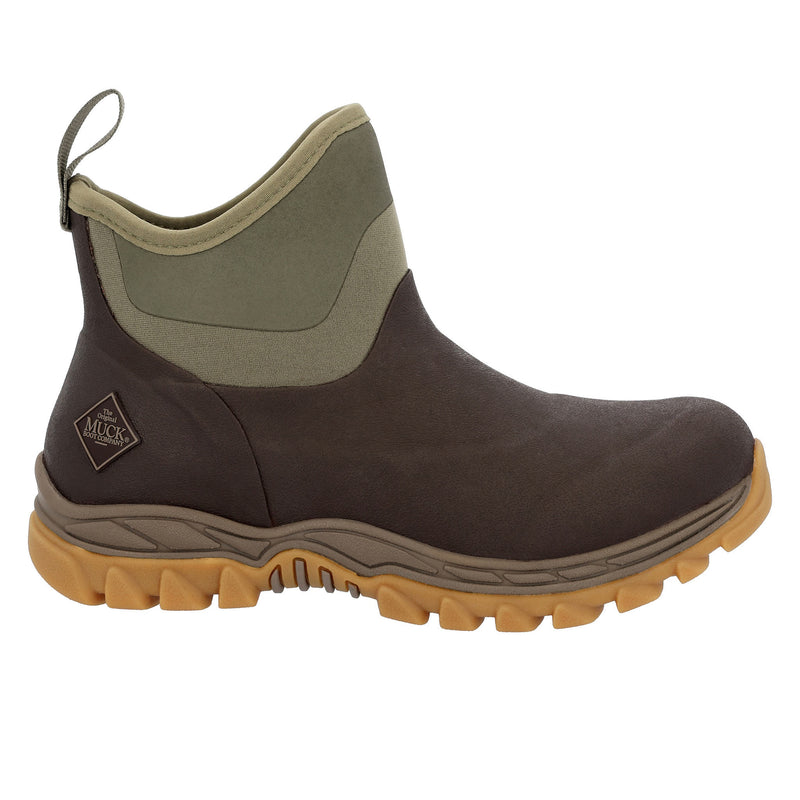 Muck Women`s Dark Brown/Olive Arctic Sport II Ankle Boot