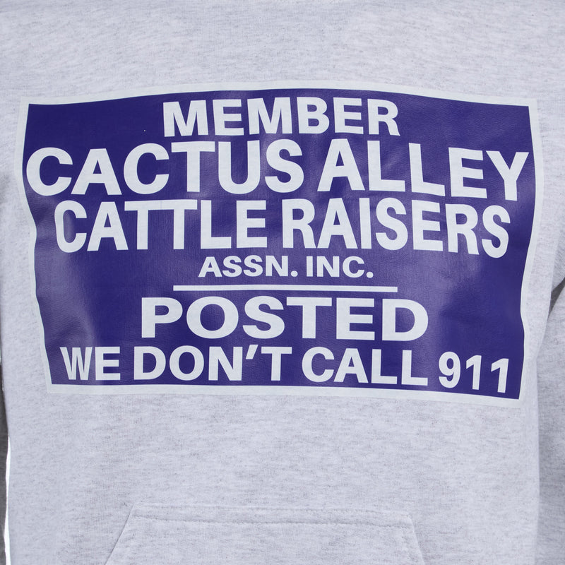 Cactus Alley Hat Co Posted Ash Hoodie